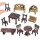 thumbnail image 5 of 10 piezas de adornos de muebles de jardín en miniatura, mini mesas y sillas, figuras en miniatura, decoración de resina, microadornos para paisajismo., 5 of 6
