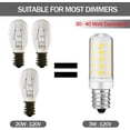thumbnail image 3 of Double-Side Illuminated Magnification Mirror Lighted Mirror Replacement Bulb/ for Cosmetic Vanity Makeup Mirror or Double Sided Lighted Magnification,Warm White 3K, 3 of 6