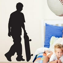 Wallhogs Skateboard Silhouette XI Cutout Wall Decal