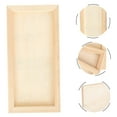 thumbnail image 4 of FESTFENDS 3pcs DIY Picture Frame Khaki Color Rectangular Wood for Home Decoration, 4 of 8