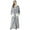 Gray 1, variant on Hueook Robes for Women Plus Size Sleepwear Winter Warm Solid Bandage Robe Bathrobe Gown Pajamas with Pocket Waistband+Belts Christmas Clearance