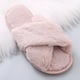 thumbnail image 1 of Pantuflas mullidas de gran tamaño para mujer, otoño e invierno, suela plana, para uso en interiores y exteriores, 1 of 6