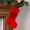 42#Red, variant on Flocked Polyester Christmas Stocking, Handmade Velvet Bow Hanging Sock, Large Capacity Candy Gift Holder For Fireplace,Mantel Wall Xmas Home Holiday Ornament