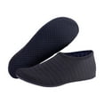 thumbnail image 2 of Water Shoes for Adults | Fast-Dry Aqua Socks for Women Men | Non Slip Barefoot Swim Shoes | Rubber Sole | Lightweight Breathable Stretchy Material | Black | 25x13x1.5cm | Beach Pool River Surf Yoga, 2 of 6