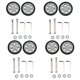 thumbnail image 1 of 8X Luggage Accessories Wheels Aircraft Suitcase Pulley Rollers Mute Wheel Wear-Resistant Parts Repair 55X12Mm, 1 of 5