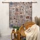 thumbnail image 2 of Marrón claroManta Bohemia Manta Decorativa Sofá Cama Borlas 130x160cm esquí esquí Gafas de esquí, 2 of 5