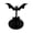 E, variant on LOWLHOME 2D Black Wood Halloween Candle, Ghost Scarecrow Candle Stand, Halloween Table Centerpiece Decor For Indoor Home Party, 8 in, D