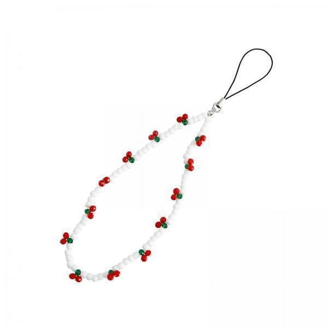 Correa para dijes de teléfono,Correa para dijes de teléfono con cuentas Correa para muñeca Cordón para muñeca Cartera,Correa para muñeca Cadena Accesorios para pulsera Llavero,Cartera