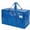 Blue, variant on Compact Home Textile Storage Organizer with Handle and Zip Closure for Versatile Use in Closets Attics Dorms Polyester Material Great for Organization and Travel