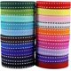 thumbnail image 1 of 3/8" White Jump Point Grosgrain Ribbons, Perfect for Gift Wrapping Crafts Party, 1 of 5