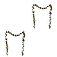 thumbnail image 3 of VONKY Exquisite Simulated Flower Vines Charming And Inviting Atmosphere With These Exquisite Simulated Flower Vines Such Yellow+Dark Pink 45 roses 2Set, 3 of 6