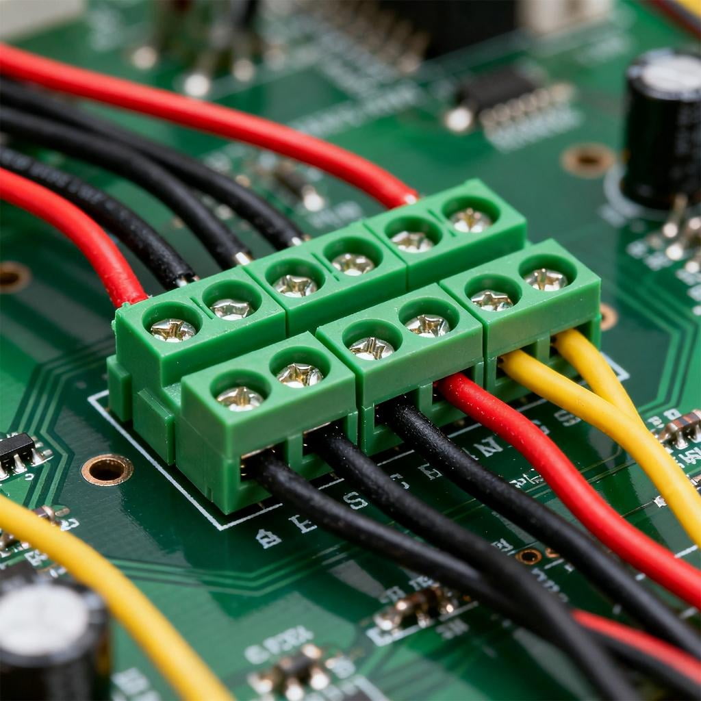 52Pcs PCB Wiring Terminals 2.54mm Pitches PCB Mount Screw Terminals Block Straight Pin 2/3/4/5Pin Circuit Board Connecto