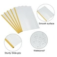 thumbnail image 4 of Uxcell Clear Report Covers with Sliding Bar, 10mm 75 Sheets Capacity, Yellow,10 pack, 4 of 6