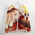 thumbnail image 4 of Genshin Impact Zip Up Hoodies Unisex Realistic 3D Print Sweatshirt Long Sleeve Hooded Jacket Coat M, 4 of 8