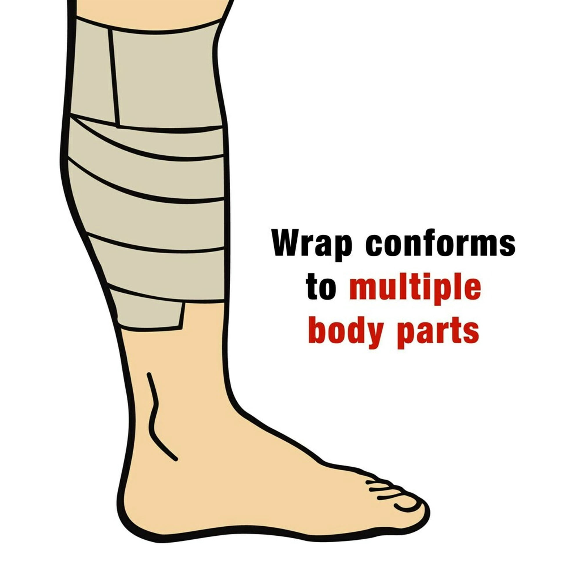 Ace Self-Adhering Bandage 2 in. 4 Pack