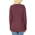 thumbnail image 5 of KOGMO Women's Cable Knit Sweater Cardigans with Buttons and Pockets, 5 of 6