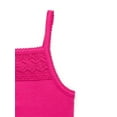 thumbnail image 3 of Wonder Nation Girls Crochet Trim Tank Top, Sizes 4-18 & Plus, 3 of 3