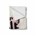 thumbnail image 2 of One and Only Saying Soft Flannel Fleece Throw Blanket, Hand Written Text in Nude Tones Romantic Love Theme, Cozy Plush for Indoor and Outdoor Use, 50" x 60", Pale Pink Charcoal Grey, by Ambesonne, 2 of 6