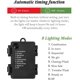 thumbnail image 3 of 3-ft prelit premium snow-flocked artificial christmas tree con 8-mode warm blanca LED lights - ideal para para christmas decor in yard, home, oficina, indoor, y outdoor, 3 of 7