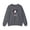 Charcoal, variant on Cat Heart Sweatshirt, Heart Sweatshirt, Cat Sweatshirt, Valentine's Day Sweatshirt, 50/50 Cotton-Poly Animal Sweatshirt 132
