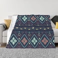 thumbnail image 1 of XMXT Throw Blanket, Aztec Nation Tribal Patterns Machine Washable Blankets for Sofa, 80 x 60 inches Multicolor, 1 of 9