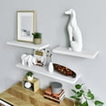 thumbnail image 6 of WELLAND 24 Inch Simons Floating Shelf Ledge Wall Mounted Shelves Display Rack, 24"L x 7 3/4"D x 1 1/4"T, White, 6 of 6