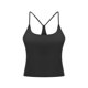 thumbnail image 1 of Chaleco de yoga con almohadilla para el pecho y correa de belleza en forma de Y sexy para primavera y verano, ropa de yoga ajustada elástica que absorbe el sudor para mujer, 1 of 6