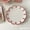 Red-rimmed plate, variant on CHUNTIAN French Retro Nice Lace Embossed Ceramic Tableware Home Plate Fruit Plate Dessert Cake Plate