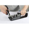 thumbnail image 2 of Professional 3 Tier Knife Sharpener - Japanese Knife Sharpener with Adjustable Angle Handle - Multifunction Knife Sharpener and Polishing Kitchen Shar, 2 of 5