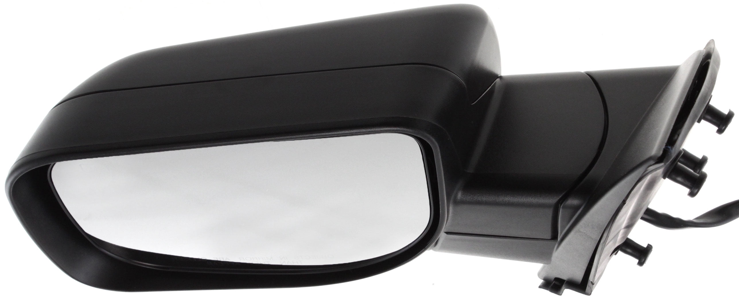 Mirror Compatible With 2008-2013 Nissan Titan Left Driver Side Heated Textured Black Kool-Vue