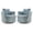 Light Blue, variant on Carolayne Swivel Accent Chair with Upholstered Pillow for Living Room, Light Blue