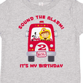 thumbnail image 4 of Inktastic Fire Truck 2nd Birthday Boy Boys Toddler T-Shirt, 4 of 5