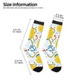 thumbnail image 2 of Uemuo Ducks and Anchors Printed Kids Boys Socks Seamless Crew Socks Crazy Funny Athletic Sport Socks for Children, 2 of 6