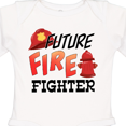 thumbnail image 4 of Inktastic Future Fire Fighter Boys or Girls Long Sleeve Baby Bodysuit, 4 of 5