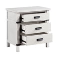 thumbnail image 2 of Modern Style 3-Drawer Night stand Made with Wood in Antique White Night Stand Bedside Table Bedroom Side Table Furniture, 2 of 5