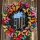 thumbnail image 3 of 2x de mariposas s de 15 pulgadas para puerta delantera, pared, ventana, de mariposas revoloteando viento, coronas, ,, 3 of 9