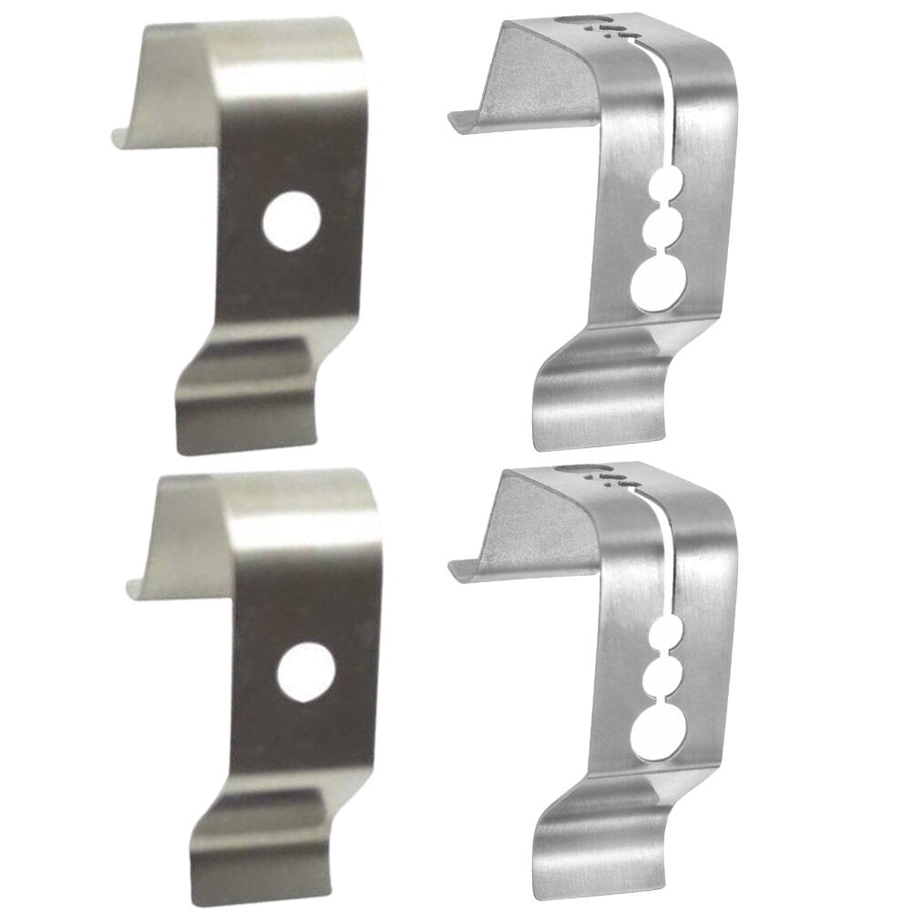 4pcs Barbecue Grill Probes Clips Stainless Steel Thermometer Clips BBQ