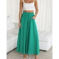 thumbnail image 4 of Cogild Wide Leg Pants for Women Casual Outings Beach Days Summer Comfortable Fit Trousers for Womens with Pockets, 4 of 6
