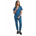 thumbnail image 6 of Green Town Scrubs for Women Scrub Set - Jogger Pant & Zipper Top, 6 Pockets, Easy Care Uniform, 6 of 7