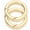 Gold, variant on CRAFTME STUDIO Silver 2" Spring O-Ring Clip (2pcs) – Trigger Snap Opening Buckle for Purse, Charm & Bag Hardware (SCOS)