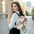 thumbnail image 6 of FORMRS Mini Backpack Purse for Women Travel Daypack Casual Shoulder Bag, Colorful Skeleton, 6 of 7