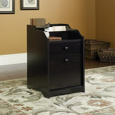 Sauder Edge Water File Cabinet, Estate Black