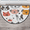 Multicolour 4, variant on CURLYOOT Cute Dinosaur Rainbow Half Round Door Mat 24'' x 36'', Indoor Outdoor Entrance Rug, Semi Circular Area Rug, Non Slip Washable Absorbent Doormat, Laundry Room Rug