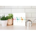 thumbnail image 4 of Flamingos Pink Aqua Flamingo Line 10 x 10 Wood Tabletop Sign Plaque, 4 of 4