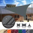 thumbnail image 3 of 10 Sizes Triangle Waterproof Sun Shade Sail Outdoor Garden Patio Party Sunscreen Awingtriangle Canopy 95% Uv Block With Free Rope, 3 of 4