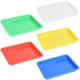 thumbnail image 4 of Bandejas de plástico para arte, bandeja organizadora de actividades, bandeja de plástico para servir, bandejas organizadoras para manualidades, 5 uds., 4 of 4