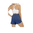 thumbnail image 4 of Pantalones cortos deportivos para mujer, cómodos, con cintura elástica y bolsillos para correr y fitness. Pantalones cortos casuales de algodón con cintura elástica y cordón ajustable. Pantalones, 4 of 4