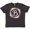 Retro Heather Black, variant on B Monogram Alphabet Letter Rose Floral Wreath Youth T-Shirt