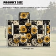 thumbnail image 5 of Psesaysky Golf Cart Seat Covers, Golf Cart Seat Towel Blanket with Handle, Foldable, Soft and Comfortable, Suits EZGO, Yamaha, Club Car and Other 2-Seat Carts, 51"x 30.3", Vintage Sunflower Checkered, 5 of 8