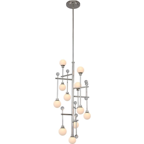 Mercer 11 Light Foyer Fixture-Mid-Century Modern Charm